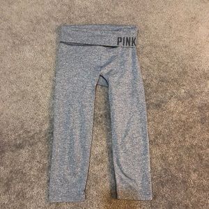 PINK Seamless Cropped Leggings